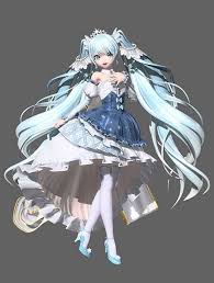 Snow Miku 2019 Project Diva Future Tone Dx She Look So Beautiful Miku Hatsune Miku Project Diva Hatsune Miku
