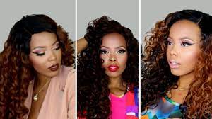 Baddesttt Wig Show Down Outre Hawaiian Vs Outre Amber Lace Front Wig Hair Inspiration Curly Wigs Hair Styles