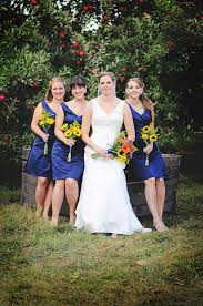 Navy Blue Yellow Round Barn Country Wedding Country Wedding Wedding Blue Yellow