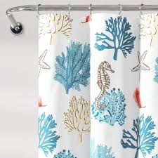 Then the next reason is because it is popular in modern time because of the same reason. Seahorse Shower Curtain In Navy Turquoise Yellow Or Taupe Curtains Window Treatments Home Living Ladanitrade Com
