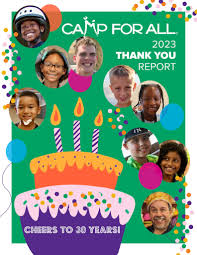 2023 Thank You Report by campforall