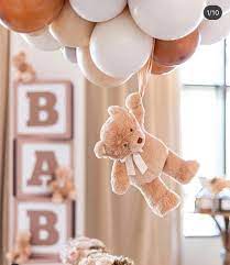 Inside Malika Haqq S Bear Themed Baby Shower Photos Baby Bear Baby Shower Bear Baby Shower Theme Baby Shower Inspiration