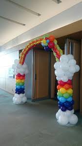 虹バルーンアーチ バルーン バルーンアーチ 虹アーチ rainbow balloon クリスマスパーティー 飾り付け バルーンデコレーション バルーンアーチ