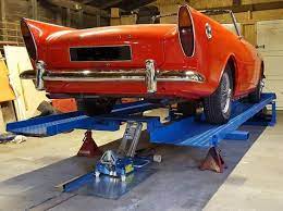 Car Lift Ramps The Simple Unique Patented Mr1s For Diy Mechanics Garage Car Lift Diy Mechanics Car Lifts