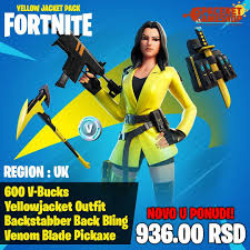 Here are the ten sweatiest skins in fortnite that you probably don't want to face. Fortnite Yellow Jacket Pack Nova Spacenet Gameshop Facebook