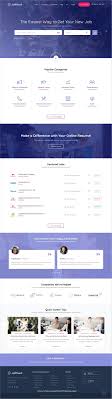 Jobhunt Job Board Html Template Recruitment Website Design Web Design Jobs Web Layout Design