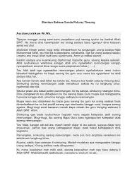 Ari lolobana pisan, ka nabi teh ngamusuhan. Biantara Bahasa Sunda Paturay Tineung