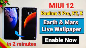 Enable Miui 12 Super Live Wallpaper For Realme Devices Best Electric Wallpaper For Realme Devices Youtube