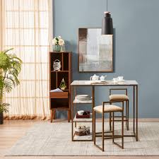 Get the best of the web with zapmeta. Breakfast Table Dining Set With Faux Marble Top Teamson Home Uk