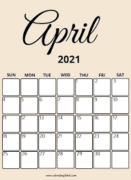 Subscribe to envato elements for unlimited graphic templates downloads for a single monthly fee. Plan Holidays And Easter With A Cute April 2021 Printable Calendar