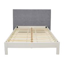 You can, for example, choose a bed with a headboard that has an elegant classic design, or you can go for a bed frame without a headboard to create a more modern and minimalist look. 51 Off West Elm West Elm Full Size Simple Bed Frame With Upholstered Headboard Beds