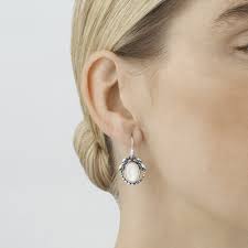 2021 Heritage Silver And Mother Of Pearl Earrings Georg Jensen