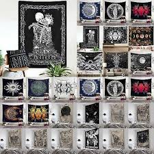 Gothic interior decors usually feature rich colors such as deep red or purple and the rooms feature low intensity ambient lighting. Gothic Tapestry Tarot Gypsy Wall Hanging Bohemian Blanket Bedroom Room Decor 6 19 Picclick Uk