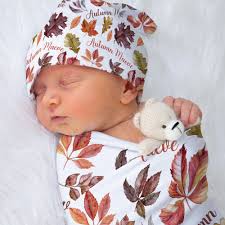 Baby Headband Fall Leaves