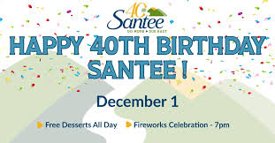 Basix services, llc is a participant in the amazon services, llc associates program, an affiliate advertising program designed to provide a means for sites to earn advertising fees by. City Of Santee S 40th Birthday Event Calendar Santee Ca