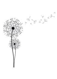 Dandelion Love Dandelion Art Dandelion Drawing Beautiful Flower Tattoos