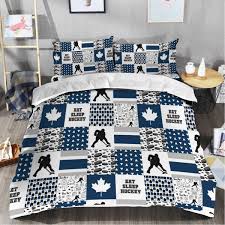 The centerpiece of any hockey room is the bed, and there are many hockey bedding sets available to decorate the hockey bedroom. Love Hockey Bedding Set Gopostore Online Clothing Store