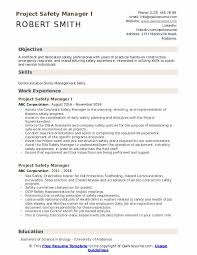Trip & fall into exposed pile hole. Project Safety Manager Resume Samples Qwikresume