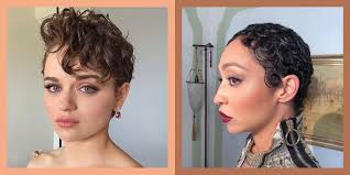 We can't but fall in love with this edgy pixie for its sculptured bangs that accentuate the texture of black hair beautifully. 21 Curly Pixie Cuts You Need To Try In 2021 Short Curly Haircut Ideas