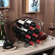The ultimate guide of wine racks and wine storage ideas! Pag 7 Bottles Free Standing Countertop Metal Wine Rack Tabletop Wine Storage Holders Stands Black In Oman Whizz Freestanding Wine Racks Cabinets