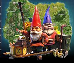 (figurine décorant les jardins) (figurine). Trouver Les Nains De Jardin Affames De Fortnite Carte Du Defi Semaine 8
