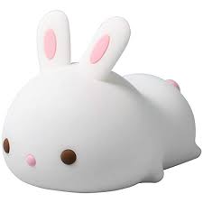 Amazon Com Silicone Night Lights For Kids Bedroom Bunny Nursery Lamp Soft Cute Portable Rechargeable Colorf Night Light Kids Animal Night Light Nursery Lamp