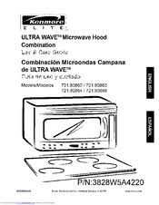 A beep sounds after a few seconds. Kenmore Elite Ultra Wave 721 80864 Manuals Manualslib