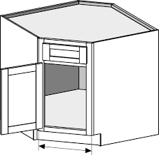 standard kitchen sink cabinet size