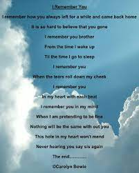 I miss you more than ever. in the still quiet of a cold christmas night, i feel your spirit warming my heart. related articles. Missing You Quotes For A Brother Who Passed Away Quotes S Load