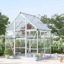 Hybrid 6 Ft W X 4 Ft D Greenhouse Backyard Greenhouse Polycarbonate Greenhouse Aquaponics Diy