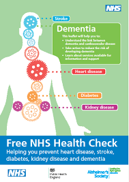 Poster In Consulting Room Health Check Dementia Consulting Room