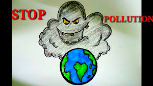 Air pollution is one of the severe and disastrous environmental problems in the present era. How To Draw Stop Pollution Colourful Drawing For Kids Save Earth Save Environment Save Life Youtube