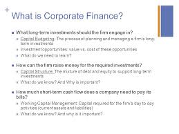 Start studying corporate finance definitions. Theory Of Corporate Finance Ppt Video Online Download