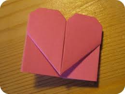 Origami Herz Lesezeichen Caromite Herz Lesezeichen Origami Herz Lesezeichen Basteln