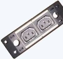 2 IEC female receptacle set (2P+E), WF-8.R320 - Wonpro Co., Ltd.
