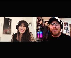 Podcast interview @horror_heathen_youtube_channel had fun doing yesterday  with Benjamin Dutill #podcast #interview #italianactress #gialloqueen  #horror #