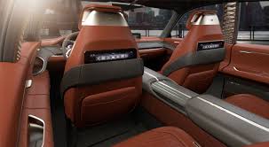 One driver rolled right up next to me on the the gv80's interior manages to impress even more than the exterior does. Genesis Gv80 Fuel Cell Concept Suv Revealed At New York Auto Show Hyundai Genesis Luxury Suv Small Sedans