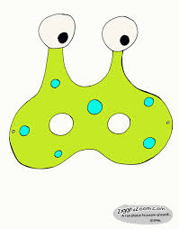 Let Me Adjust My Crown And Get My Day Started Mask Kids Foam Alien Mask To Make Printable Halloween Masks Mask For Kids Diy Halloween Masks