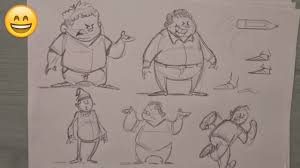Actually, this is a common technique among cartoon studios, since several different artists work on the same character and must maintain the correct proportions of each one. How To Draw Cartoon Characters Body Novocom Top