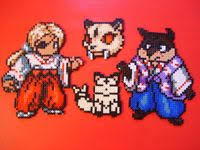 拼豆 犬夜叉 多趣味人間涼子的世界 hama beads crafts inuyasha