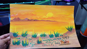 Sunset Acrylic Painting Demo Step By Step Tutorial On How To Paint A Landscape For Kids Or Beginners Today james julier art tutorials will be giving us a step by step guide on how to paint a mountain sunset and grass landscape.