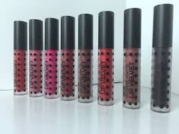 Sacha Cosmetics Intense Matte Lip Velvets Themindcatcher