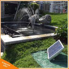 Includes rechargeable battery for cloudy days. China 17v 10w Solar Powered Water Fountain Pump Kit For Outdoor Garden Pool Pond Decorative China Solar Fountain Solar Pump