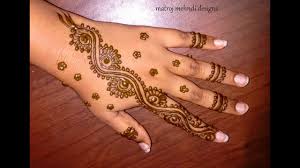 Mahdi ka has disabled new messages. Easy Simple Mehndi Designs For Hands Matroj Mehndi Designs Youtube