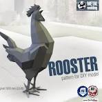 Rooster! Weld it yourself with Digital plan for metal. Set of digital files  include: .pdf - scheme, .dxf .svg - CNC cutting.