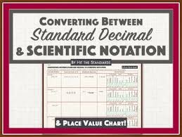 converting between standard decimal scientific notation w