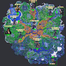 All Boss Locations In Fortnite Chapter 2 Season 6 Pro Game Guides In 2021 Fortnite Seasons Sonic Party