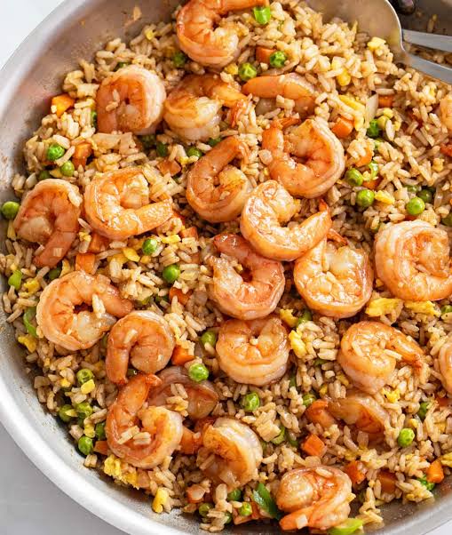 Arroz con camarón/Rice with shrimp