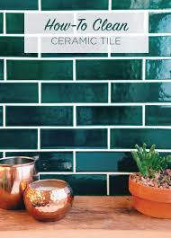 Because these tiles are usually small, the. How To Clean A Ceramic Tile Floor Mercury Mosaics