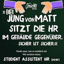Click here to check jung von matt / donau's profile, discover their works and read customer reviews. Jung Von Matt Https Www Jvm Com De Jobs Student Assista Facebook